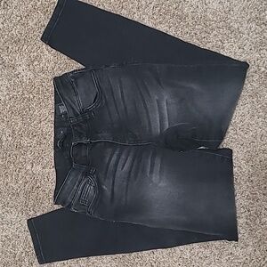 Kendall and Kylie Size 1 Blackwash Jeans